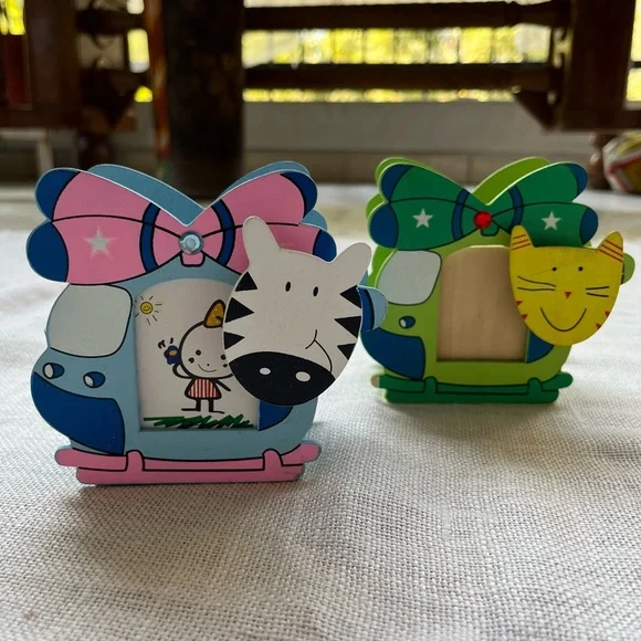 Cute Wooden Pen-stand, set of 2 - Picture 1 of 5